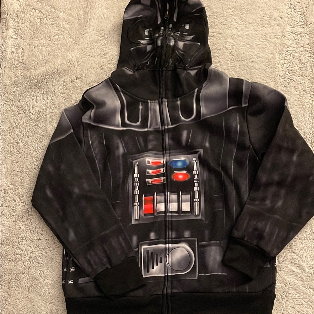 Star Wars Black Graphic Hoodie with mask  Boys S